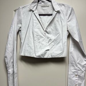Annabelle White Long Sleeve Blouse